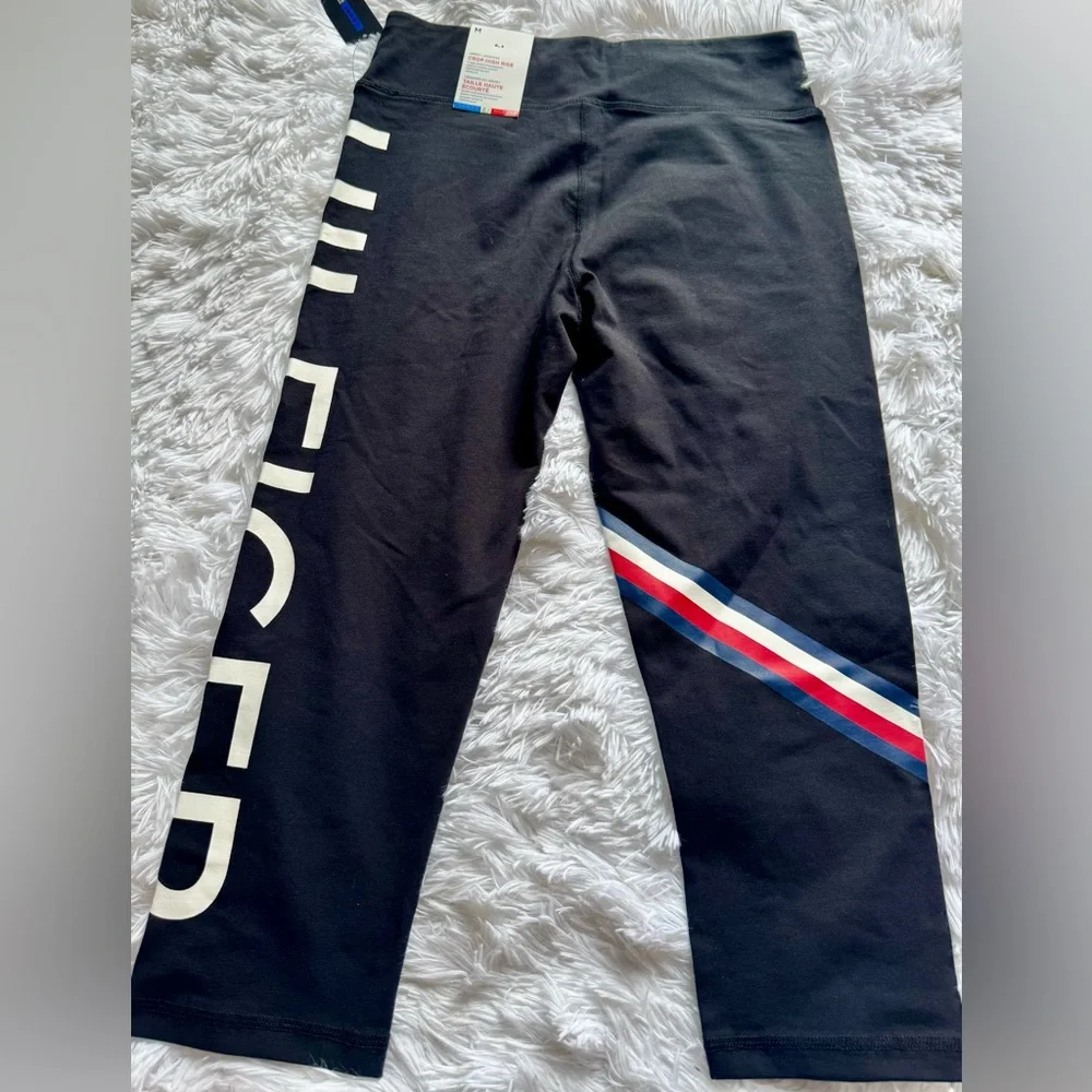 Tommy Hilfiger Crop High Rise Leggings Medium - Picture 4 of 4